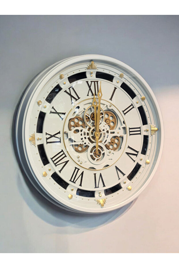 ÇARKLI DUVAR SAATİ 66*66CM - 2