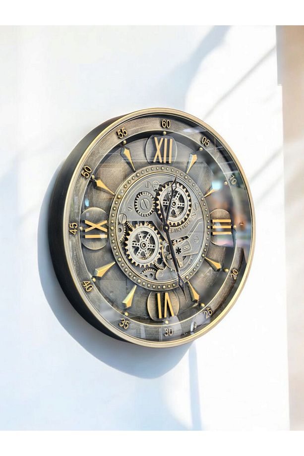 ÇARKLI DUVAR SAATİ 60*60CM - 2