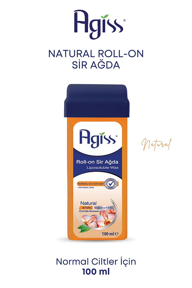 Normal Ciltler Için Ağda Seti, 3 Adet Kartuş Roll-on Ağda Isıtıcı Ağda Makinesi 100 Metre Ağda Bezi - 5