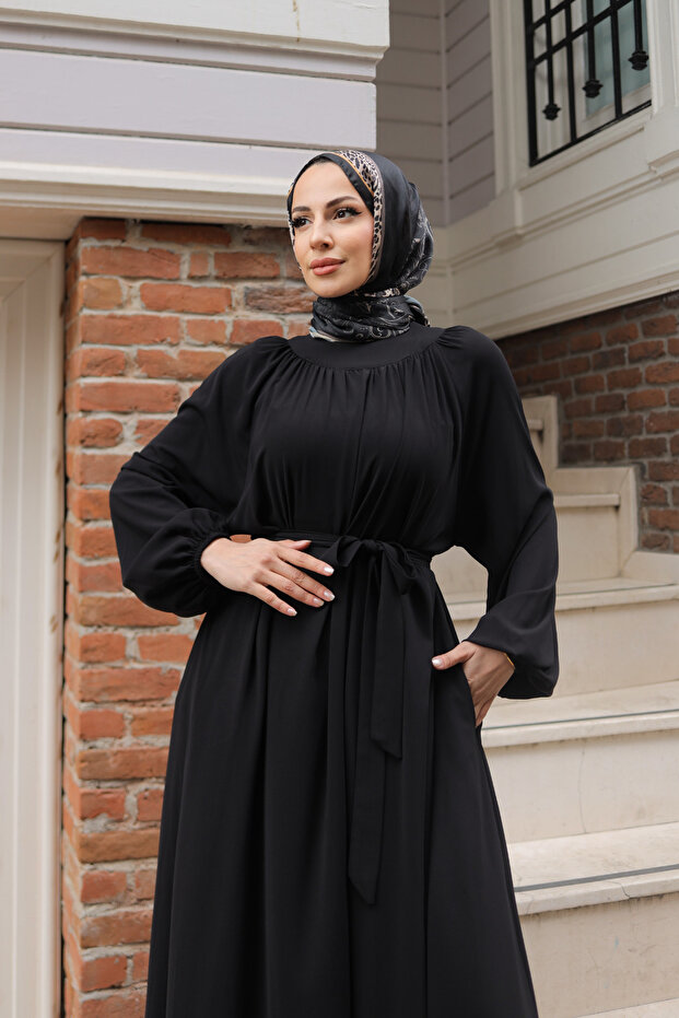 Черна пролетна рокля - 1