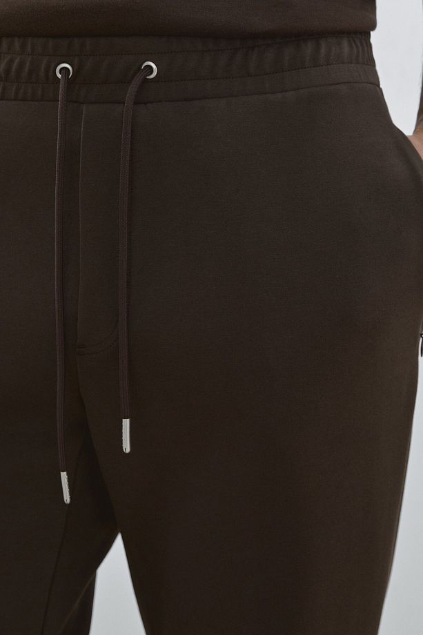 Pamuk karışımlı jogger fit pantolon - 3