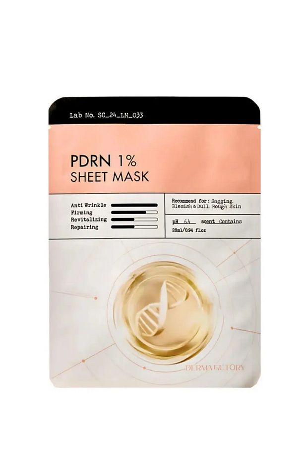 %1 PDRN İçeren Peptit Kompleksli Kağıt Maske Derma Factory PDRN mask - 1
