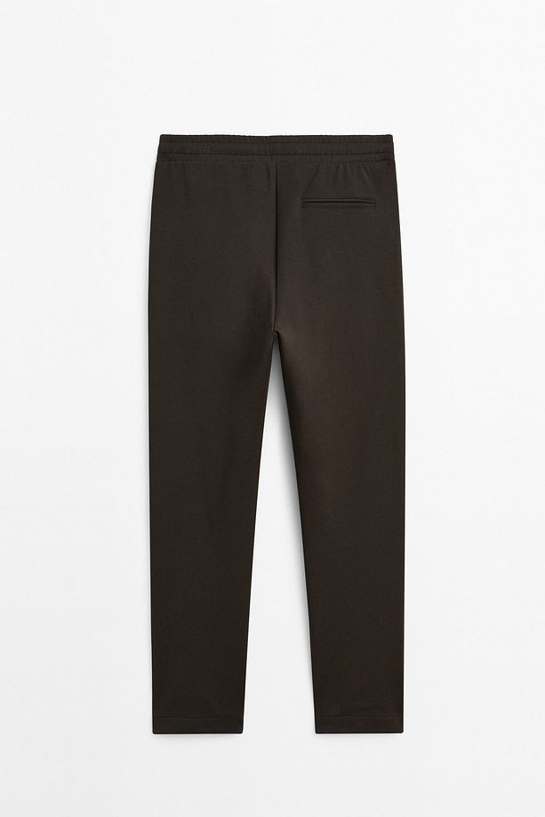 Pamuk karışımlı jogger fit pantolon - 7