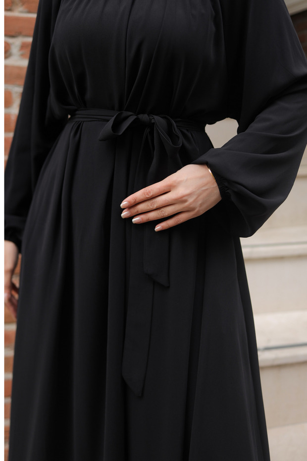 Черна пролетна рокля - 7