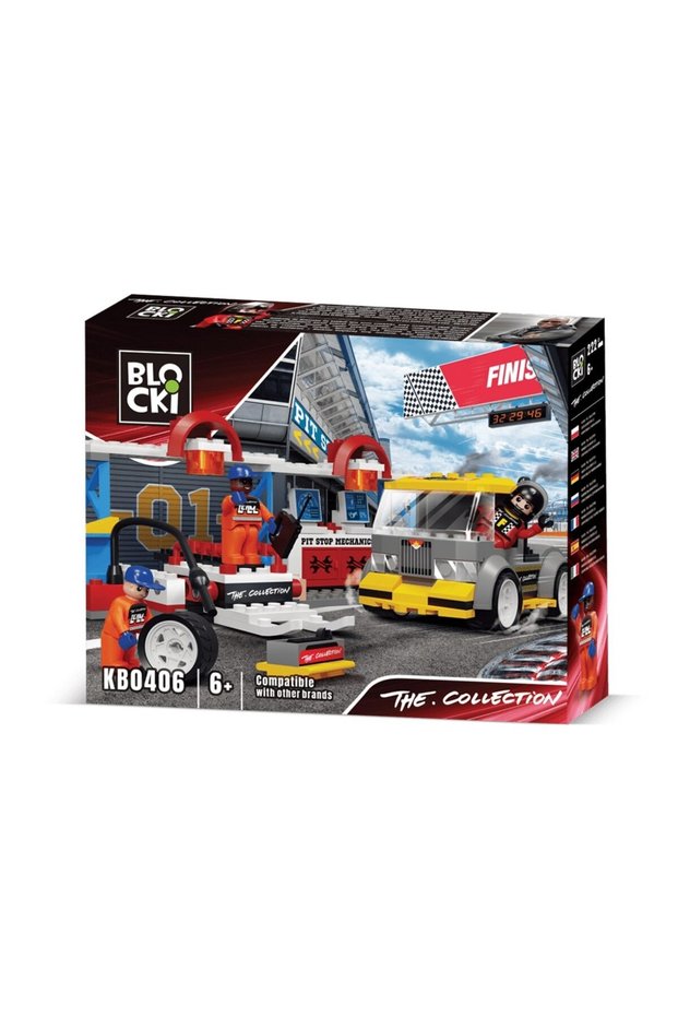 Set de constructie Blocki Collection - Service auto