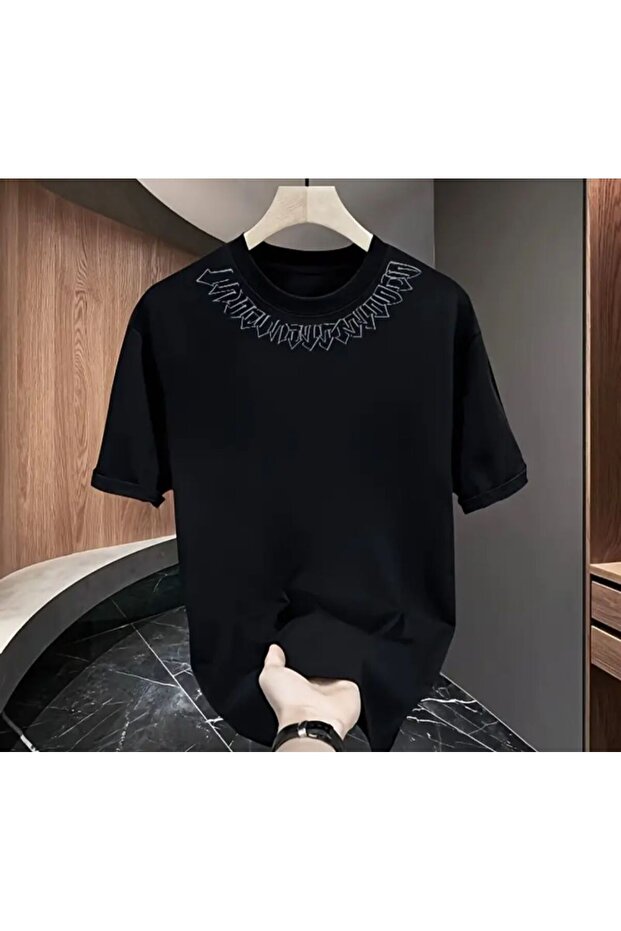 Baskılı Basic T-Shirt - 1