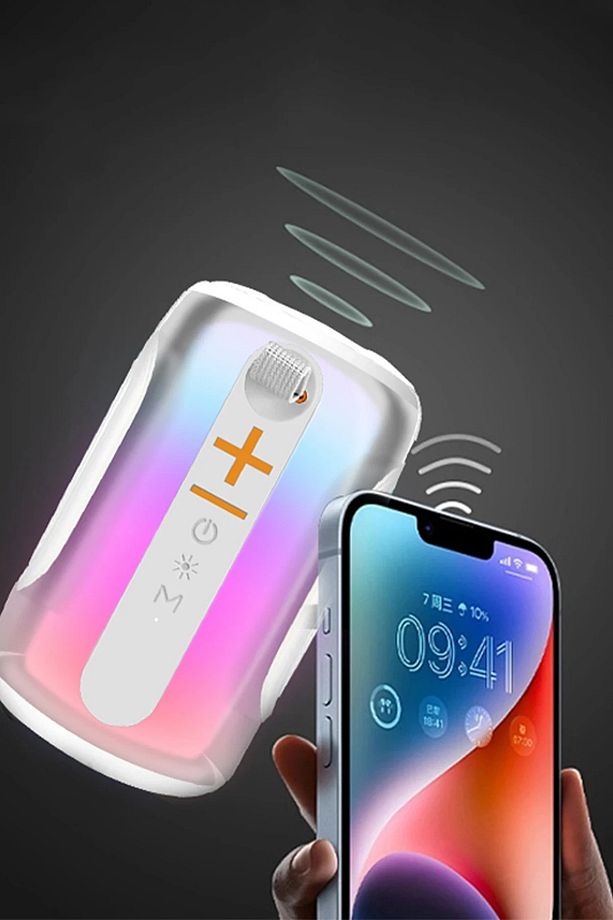 Pluse 8 RGB Kablosuz Hoparlör - Beyaz YNSMR - 3