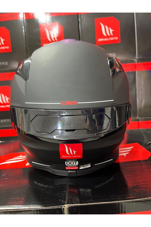 Helmets Targo S Solid A1 (şeffaf vizörlü) kask - 3