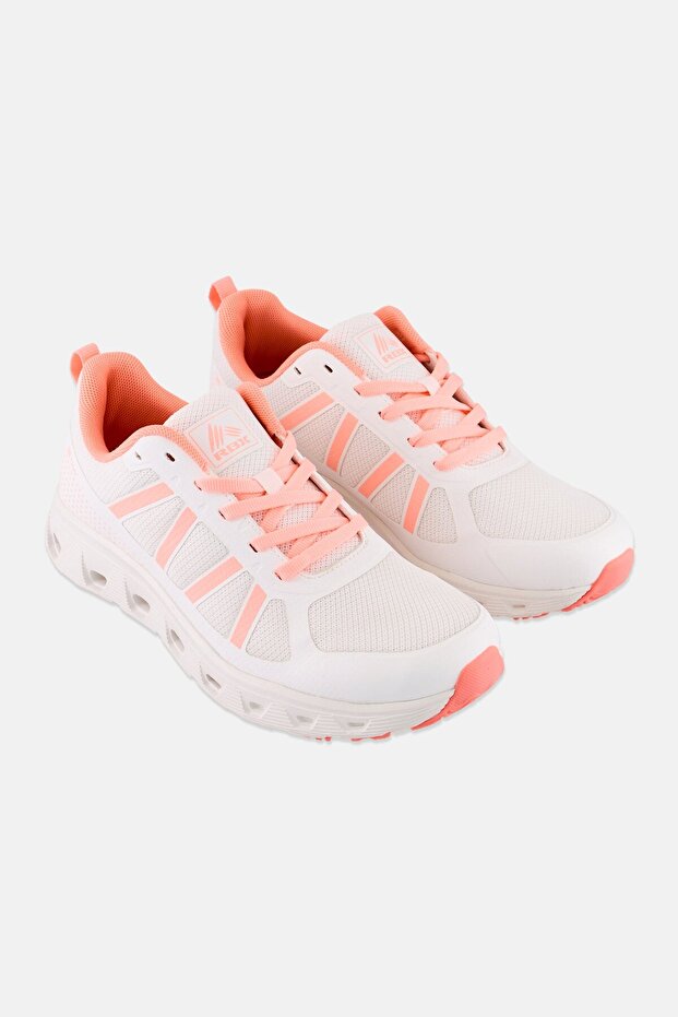 Women Lace Up Brand Logo Training Shoes, Multicolor
