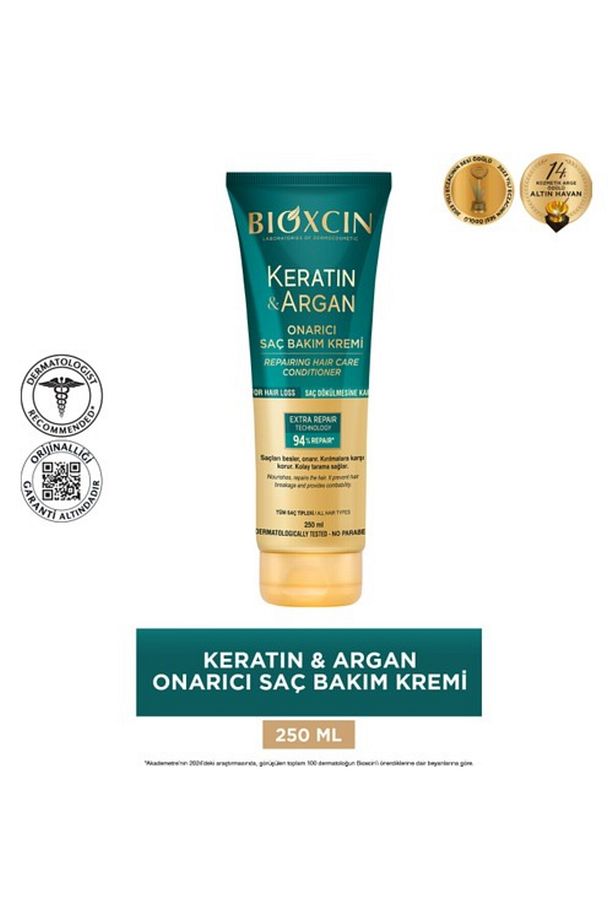 Bıoxcın Keratın-Argan Saç Bakım Krem 250Ml - 1