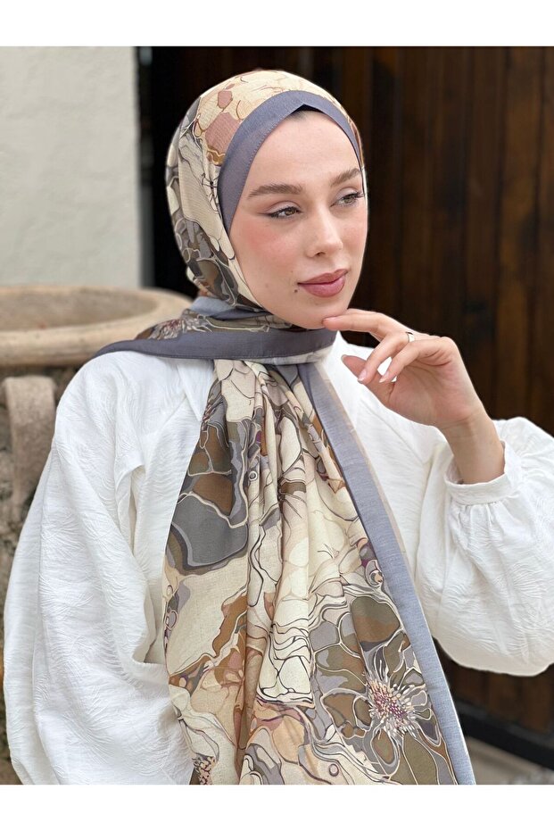 أليس نمط لينا شال - 3