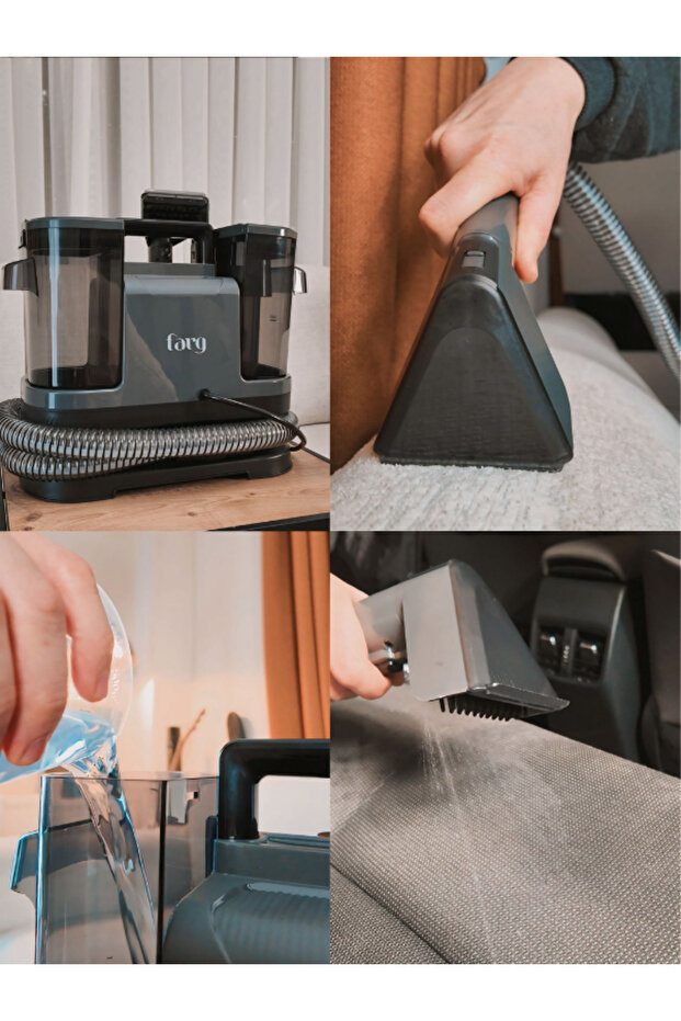 Max Clean Epa-1509 Halı ve Koltuk Yıkama Makinesi, Çok Amaçlı Leke Çıkarma Makinesi - 6