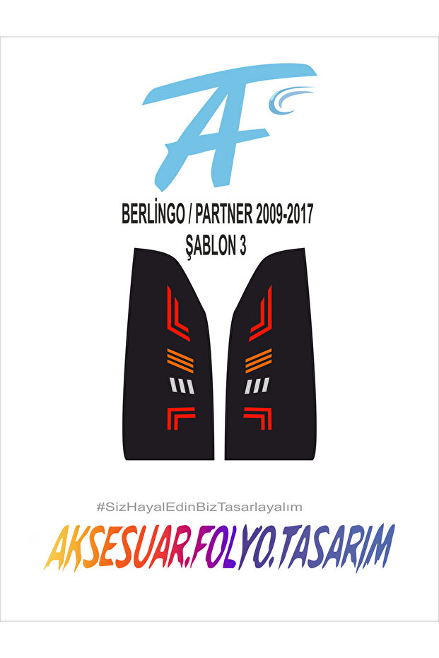 Citroen Berlingo / Partner 2009-2017 Stop Foil