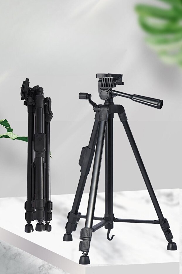 Buffer ®   146 cm Tripod with Bluetooth Control That Can Be Installed on Phone and Camera - 6