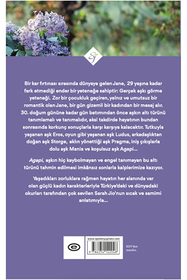 Agapi Ölümsüz Aşk Sarah Jio - 2