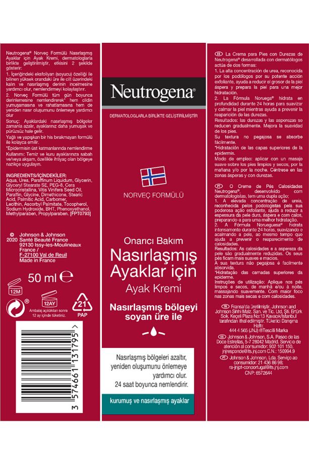 Norveç Formülü Nasırlaşmış Ayaklar İçin Ayak Kremi 50 ml x2 - 2