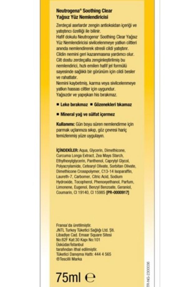Soothing Clear Temizleme Köpüğü 150ml + Yağsız Nemlendirici 75ml + Clear Maske 50ml - 2
