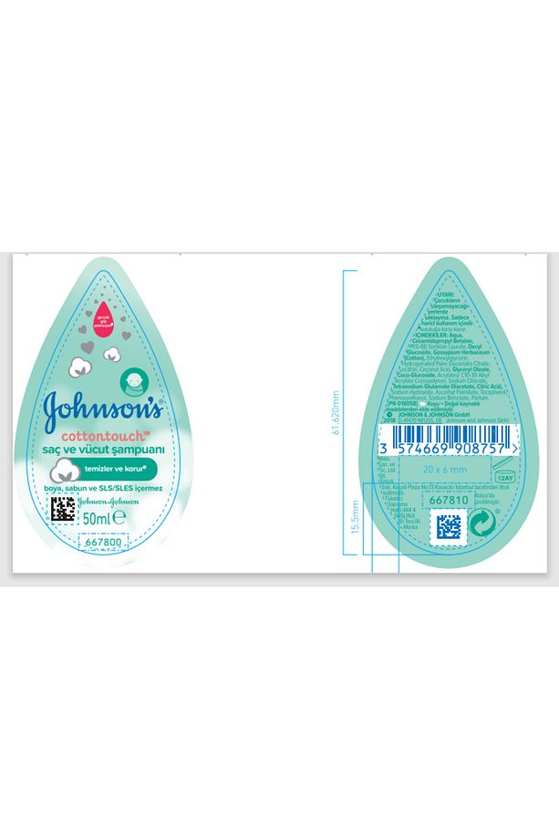 Cottontouch Saç Ve Vücut Şampuanı 50 Ml - 3