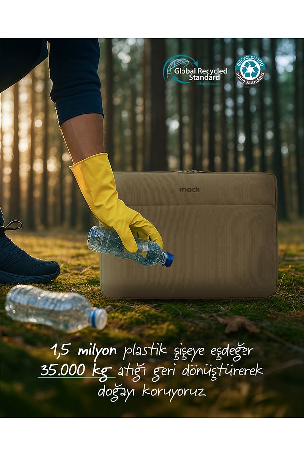 MCE-1503 14.1" NOVA Eco Notebook Sleeve Camel - 6