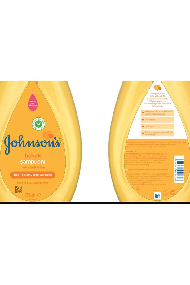 Saç Şampuanı & Klasik Göz Yakmayan Hassas Saçlar Ve Bebekler Için 750 ml - 8