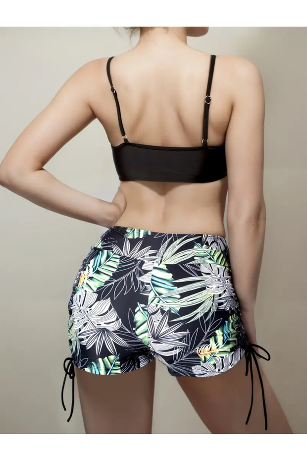 Kadın Bikini Takımı Şortlu - 2