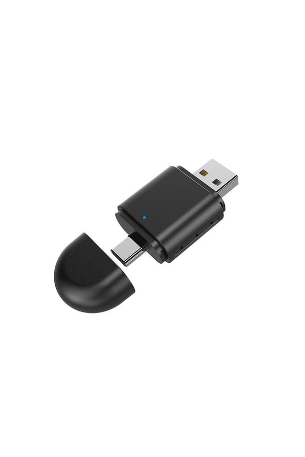 Mini Kablosuz Ios Android Uyumlu Carplay USB ve Type-C 2in1 Araç Multimedya Adaptörü - 4