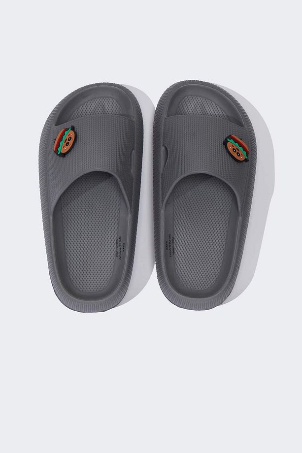 Erkek Çocuk Aplike Tırtıklı Taban Cırt Cırtlı Eva Sandalet C2774A825SP - 6