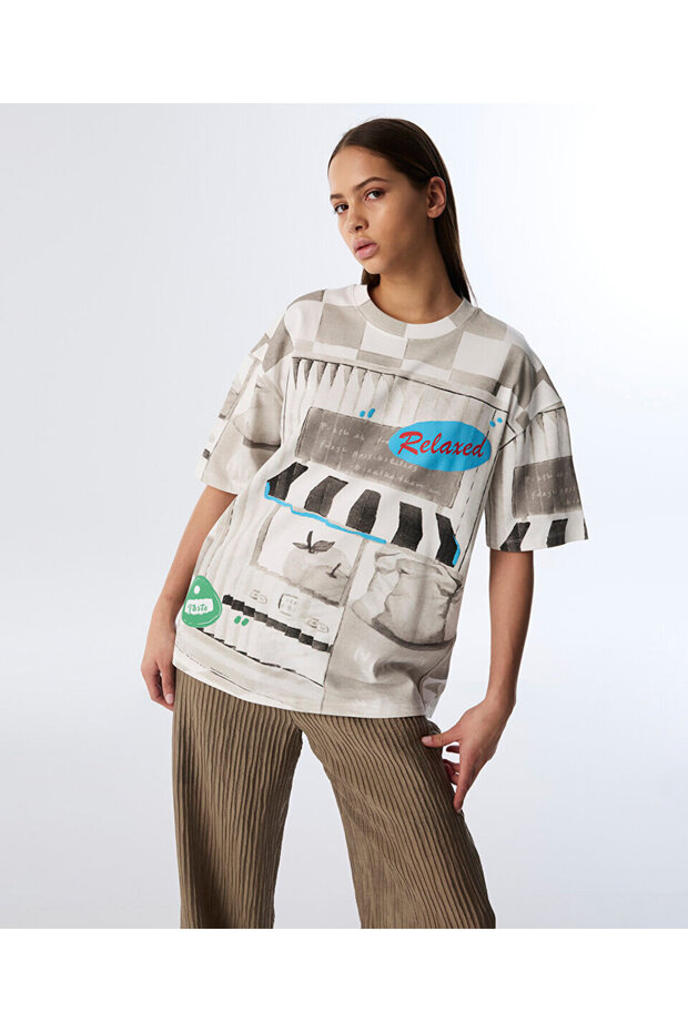 GÖRSEL BASKILI T-SHIRT - 1