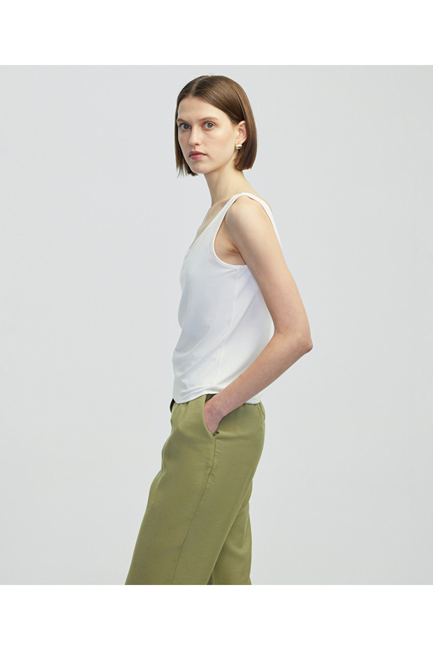 Askılı basic tişört - 2