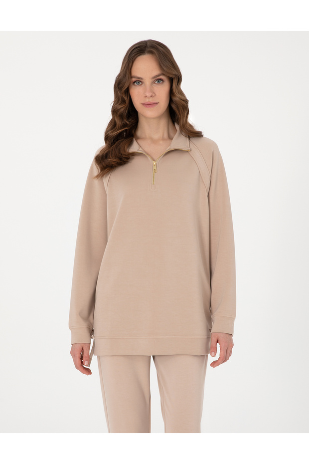Beige Comfort Fit Sweatshirt 50301342 -Vr011