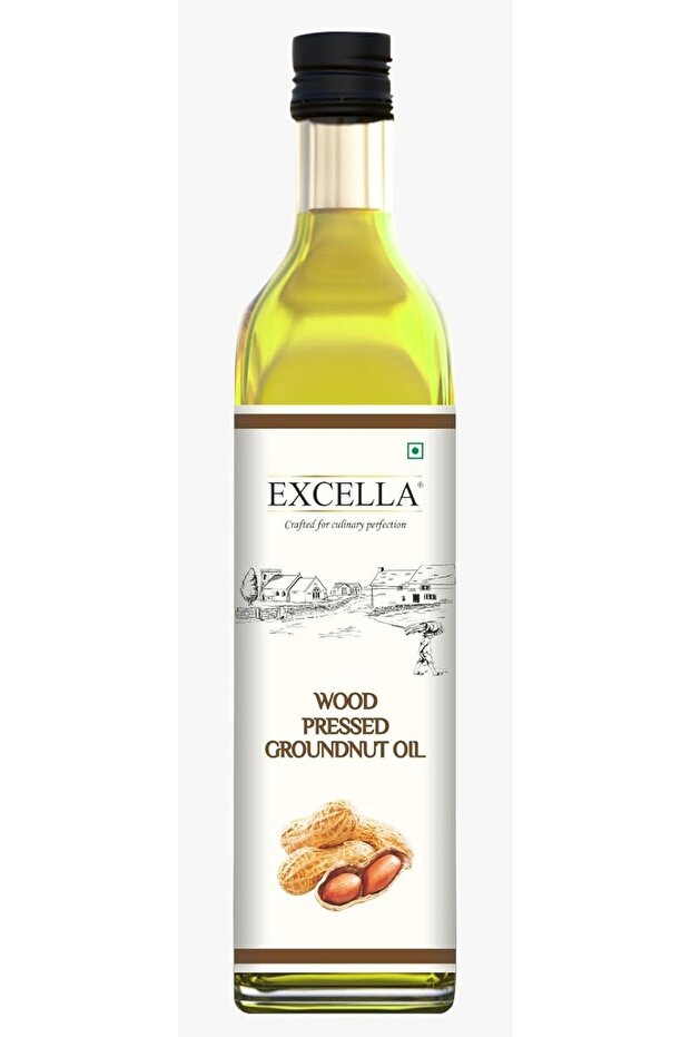 WOOD PRESSED GROUNDNUT OIL 1 LTR
