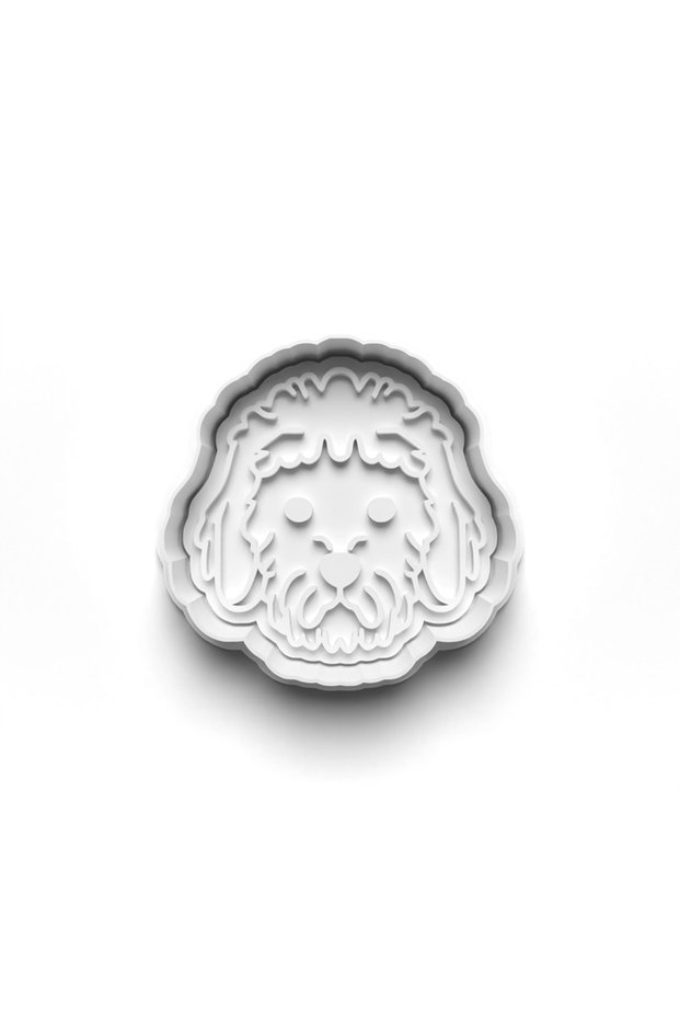 Goldendoodles Cookie Cutter and Stamper 3D-0477_1