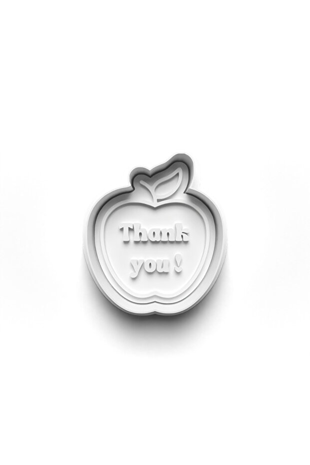 My Teacher Thank You Cookies Cutter and Stamper 3D-0710_1