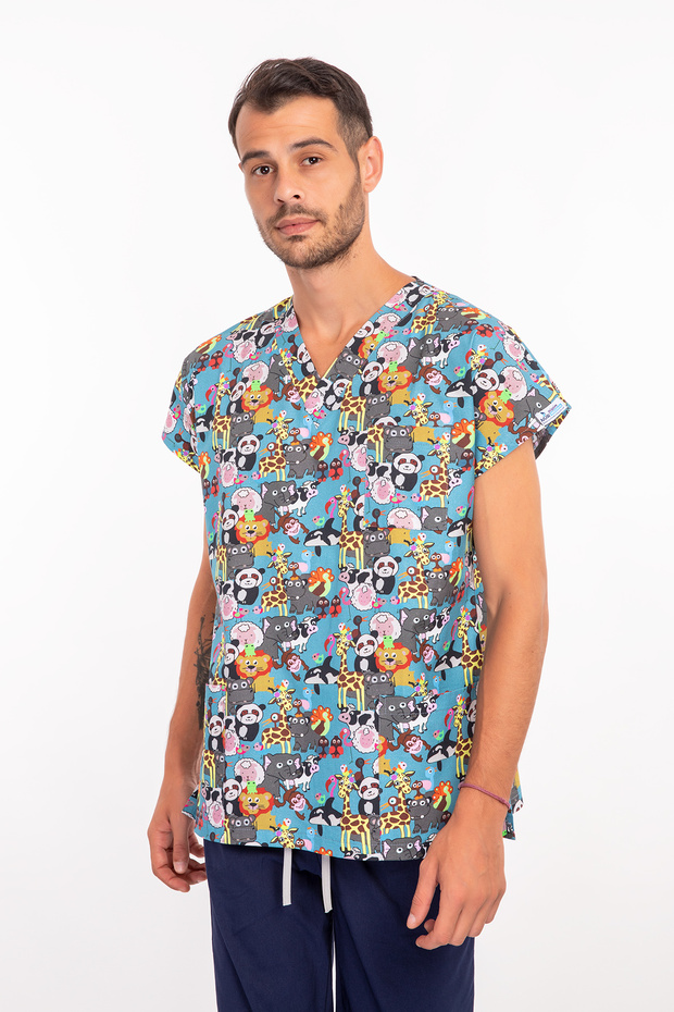 Master Lycra Zoo Themed Cotton-Lycra Unisex Single Top Jersey
