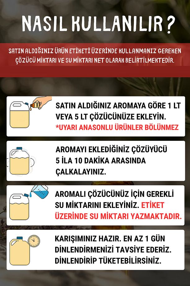 Siyah Malt Aroması Hazır Karışımı 10ml X 5 Adet - 4