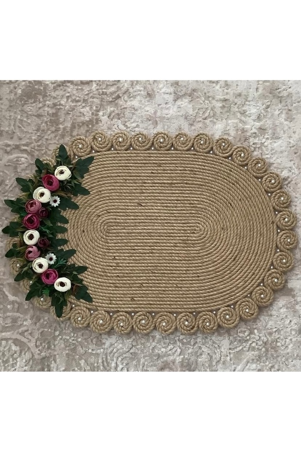 Hasır Paspas Kapı Süsü Posta Kutusu Takımı - 2