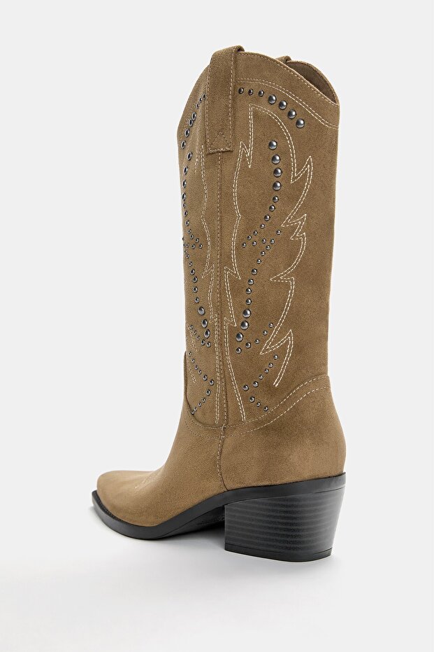 Zımbalı kovboy çizmesi - 5