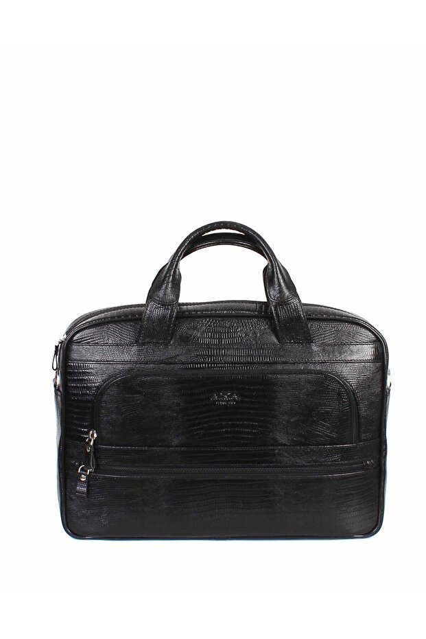 Leather Black Laptop Briefcase 251 10