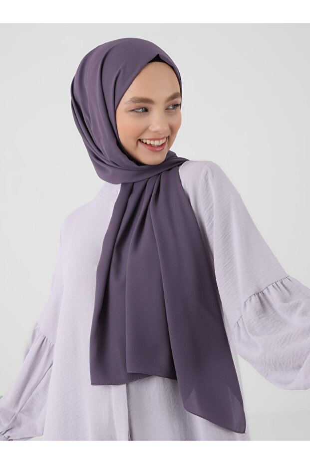 Krep Şal - Yaban Mersini - - 2