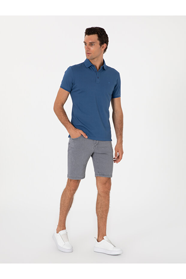 İndigo Slim Fit Basic Tişört 50300934-VR028 - 4