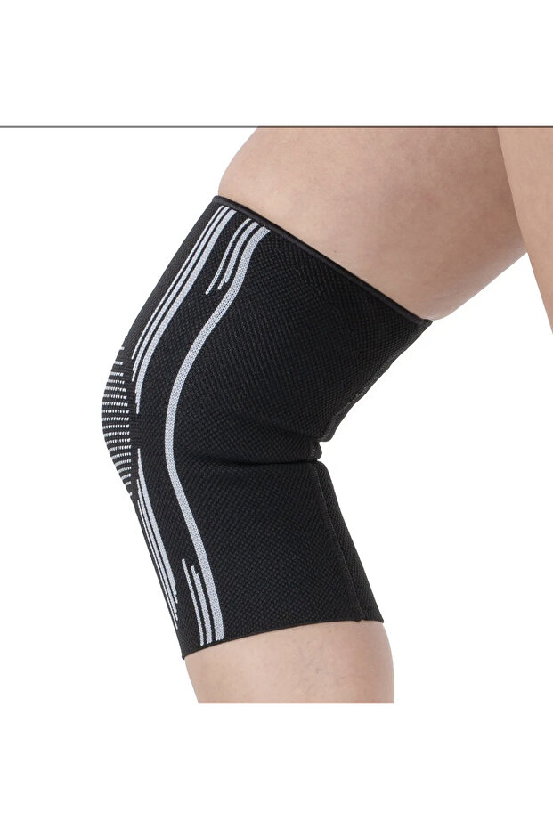 Sportif Elastik Örme Dizlik - Beden: S - 4