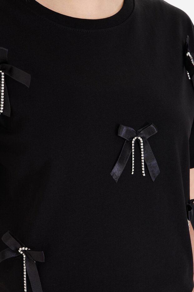 Kurdeleli Basic T-Shirt - 3