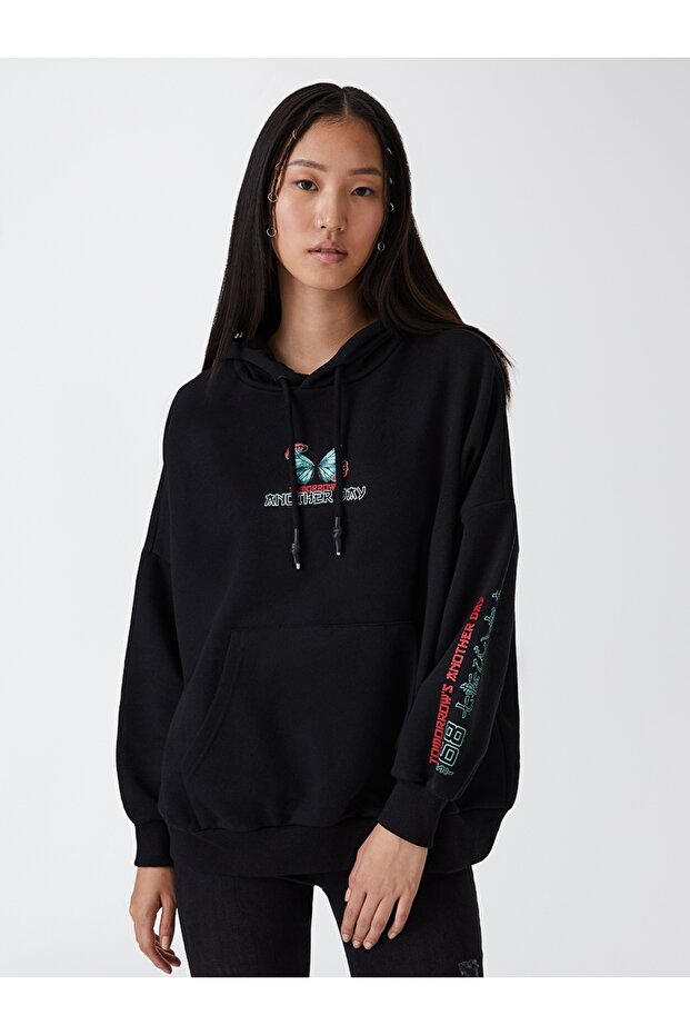 Oversize Kadın Sweatshirt - 3