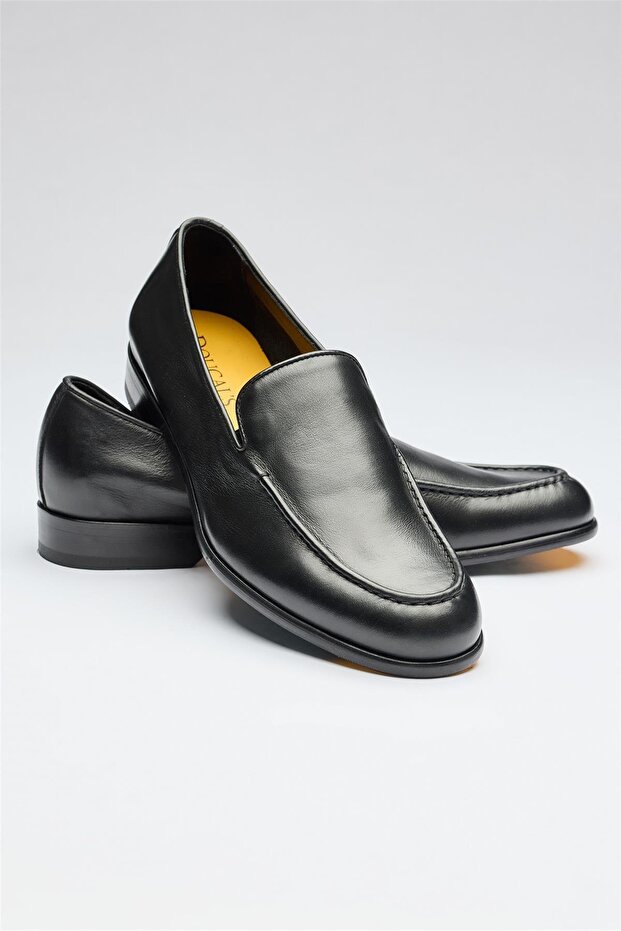 Siyah Kösele Deri Laofer - 2