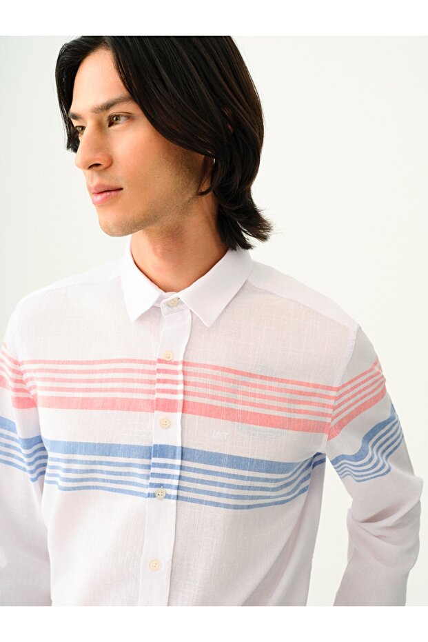 Regular Fit Erkek Gömlek U.kol - 4