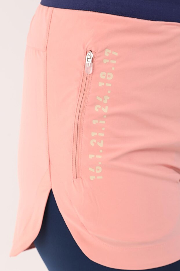 Regular Kadın Gül Rengi Şort - 7