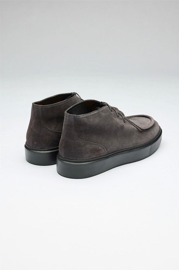 Antrasit Gri Chukka Süet Bot - 7