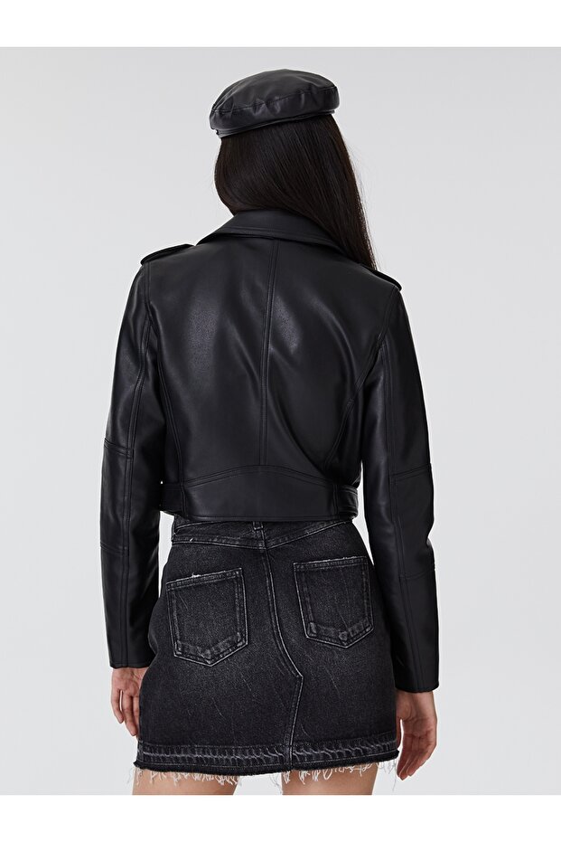 Regular Fit Kadın Mont Pu - 4