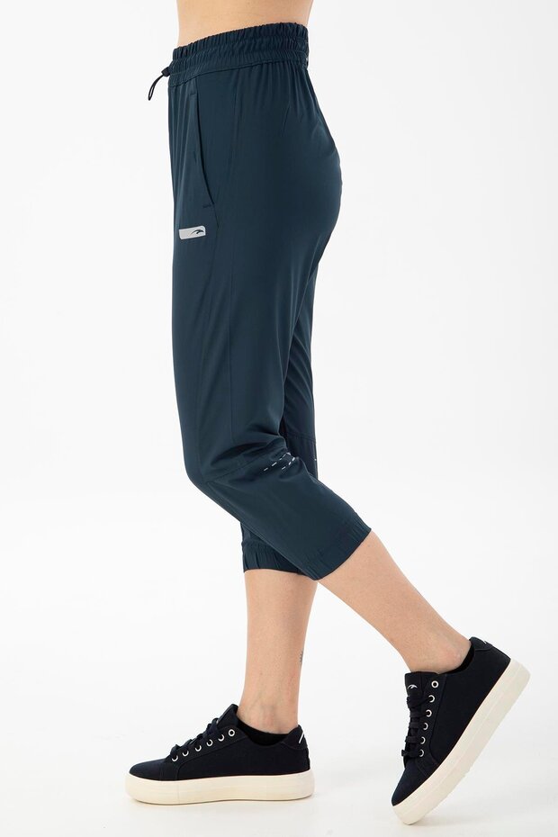 Regular Kadın Navy Kapri - 3