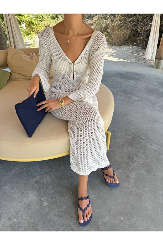 FİLE PLAJ ELBİSESİ - 1